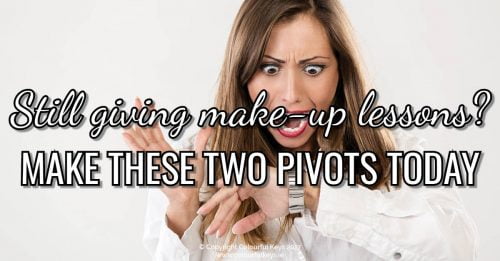 Leave Make-Up Lessons in the Dust with these Two Important Pivots!