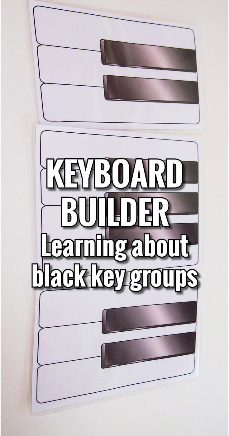 Learning about keyboard patterns with black key groups