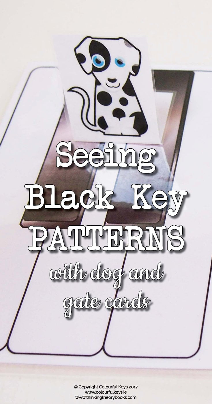 Seeing black key patterns with dogs and gates