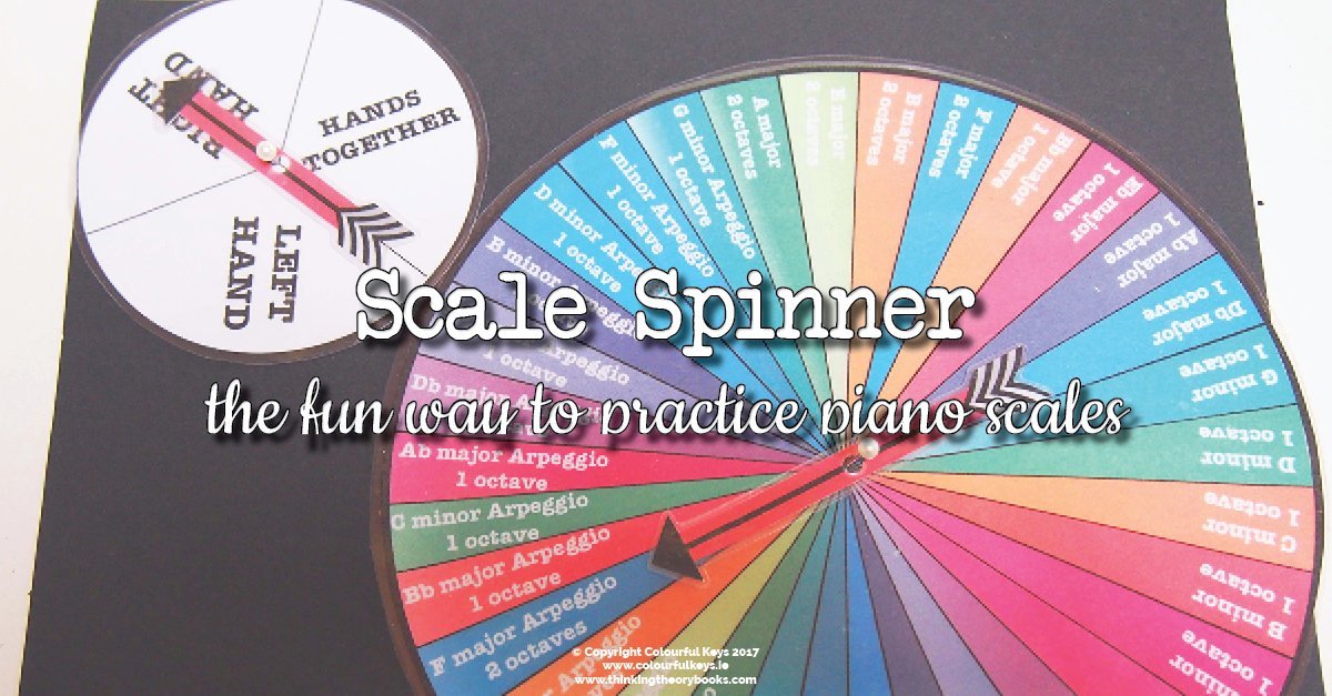 Piano scale spinner