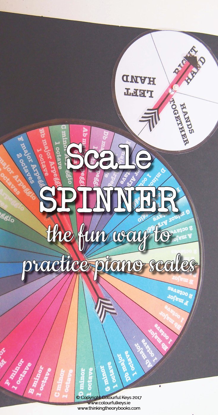 Piano scale spinner