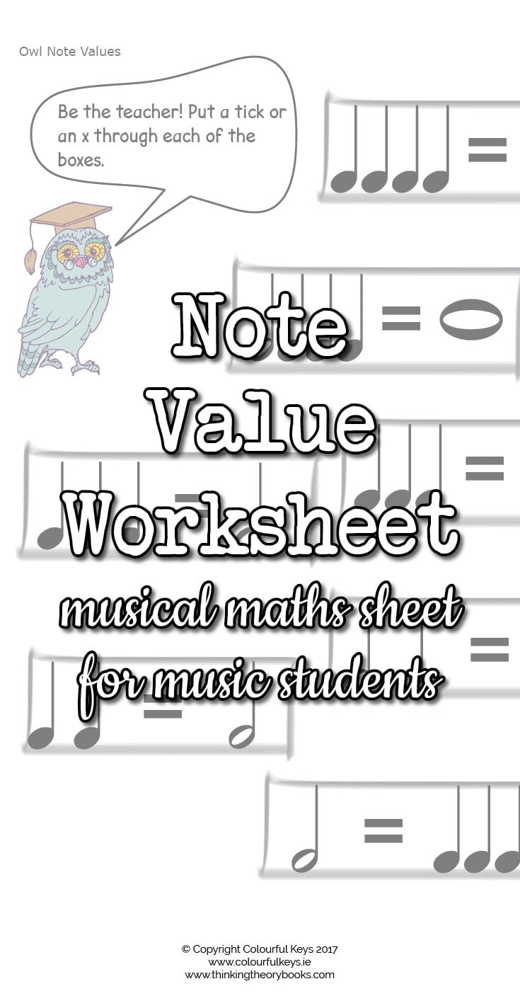 Note value worksheets