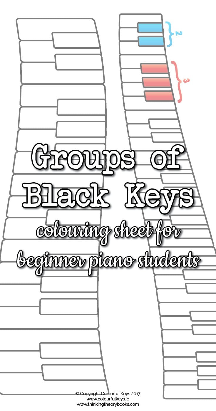Groups of black keys worksheet