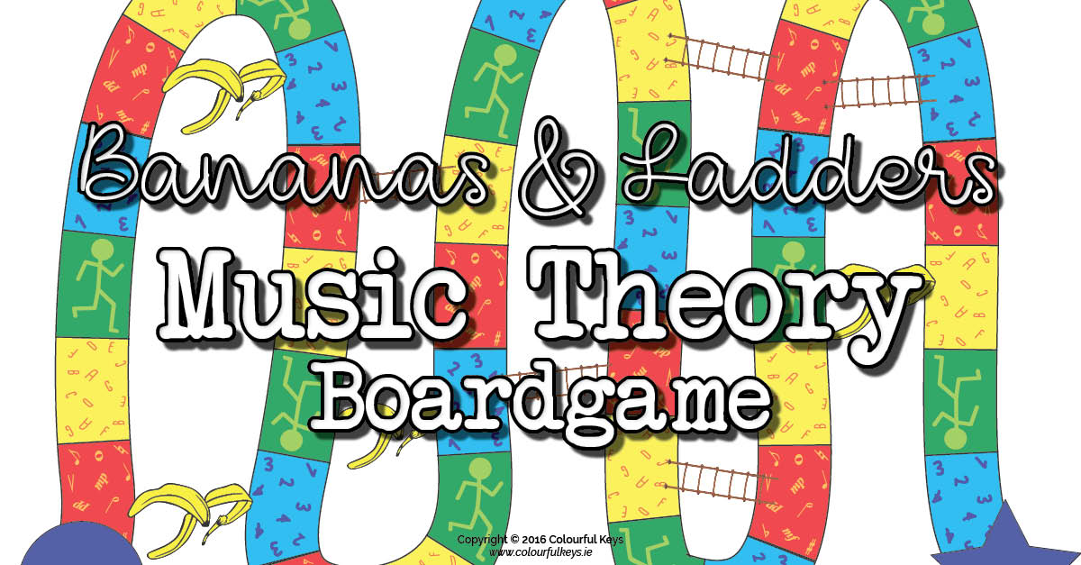 Bananas and ladders music theory boardgame