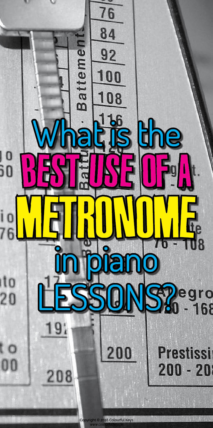 Metronome piano practice