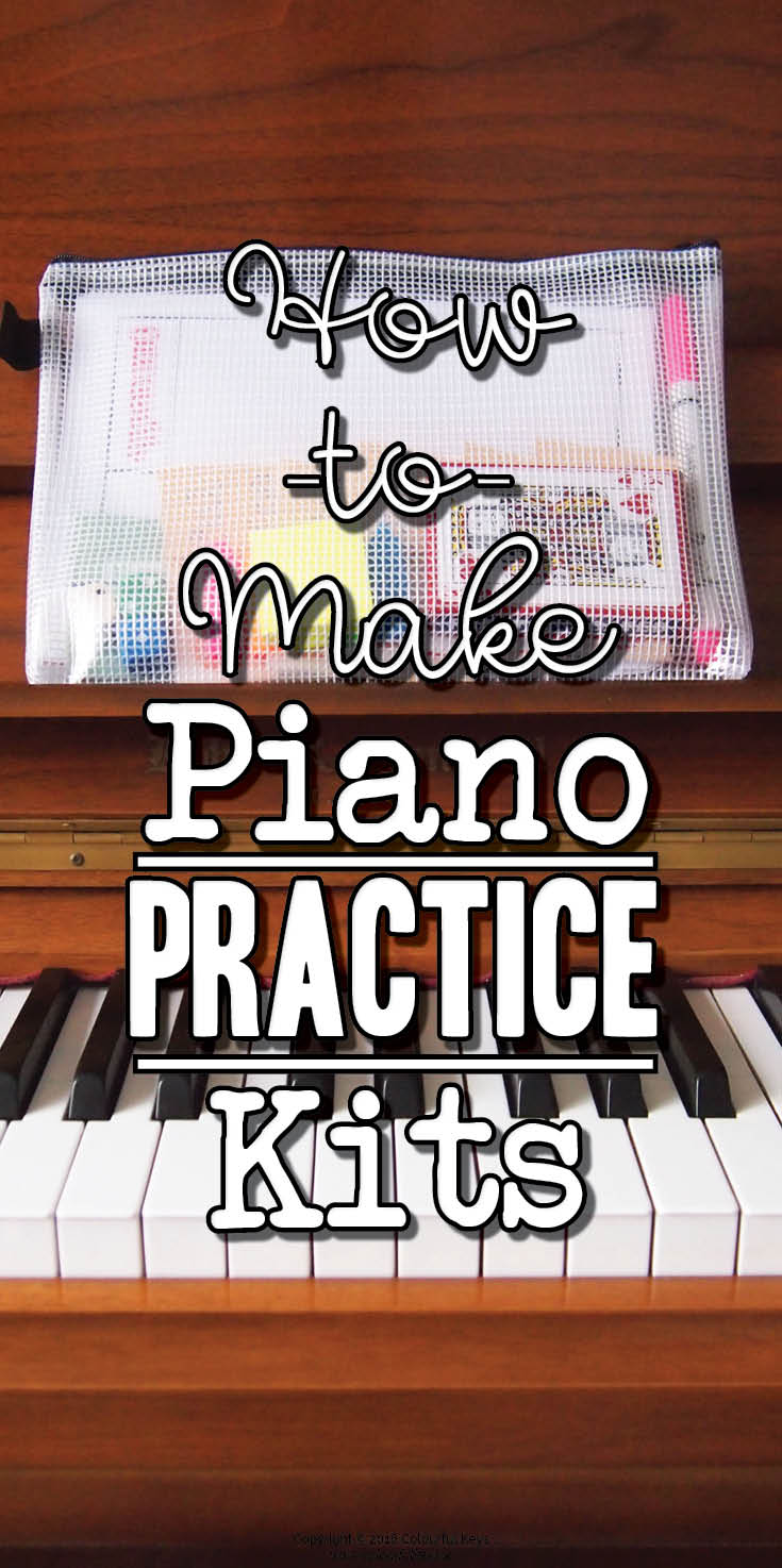 Piano practice gameification with practice kits