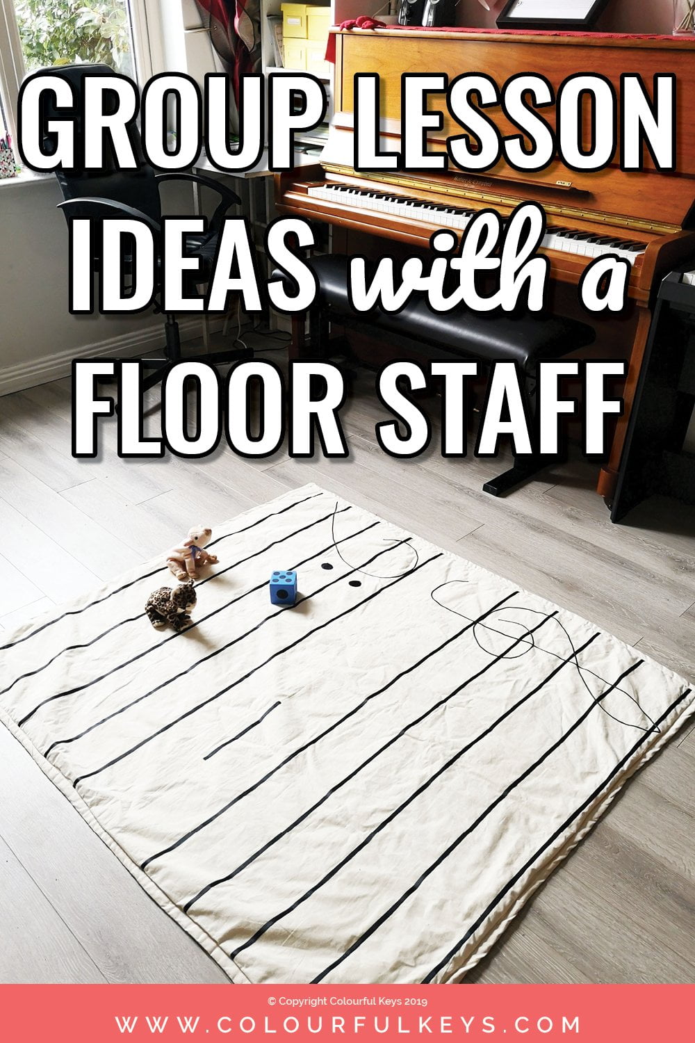 ideas for using a floor staff in group lessons and how to make a floor staff