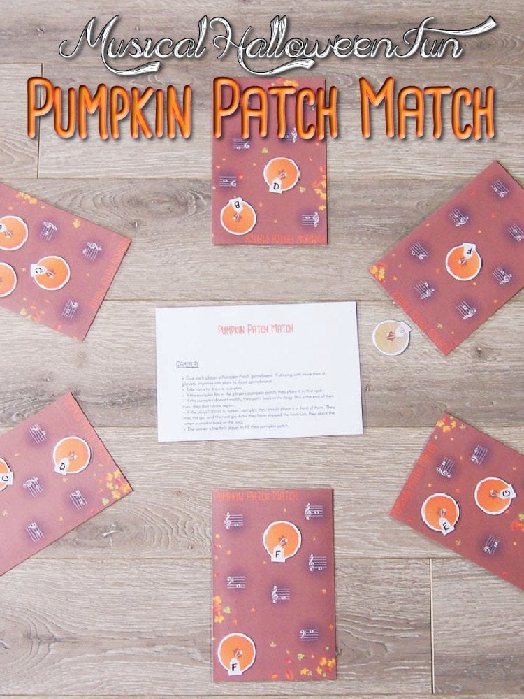 Pumpkin Patch Match Music Theory Game