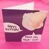 Purple Haydn Birthday Cards