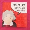 Red Beethoven Birthday Cards