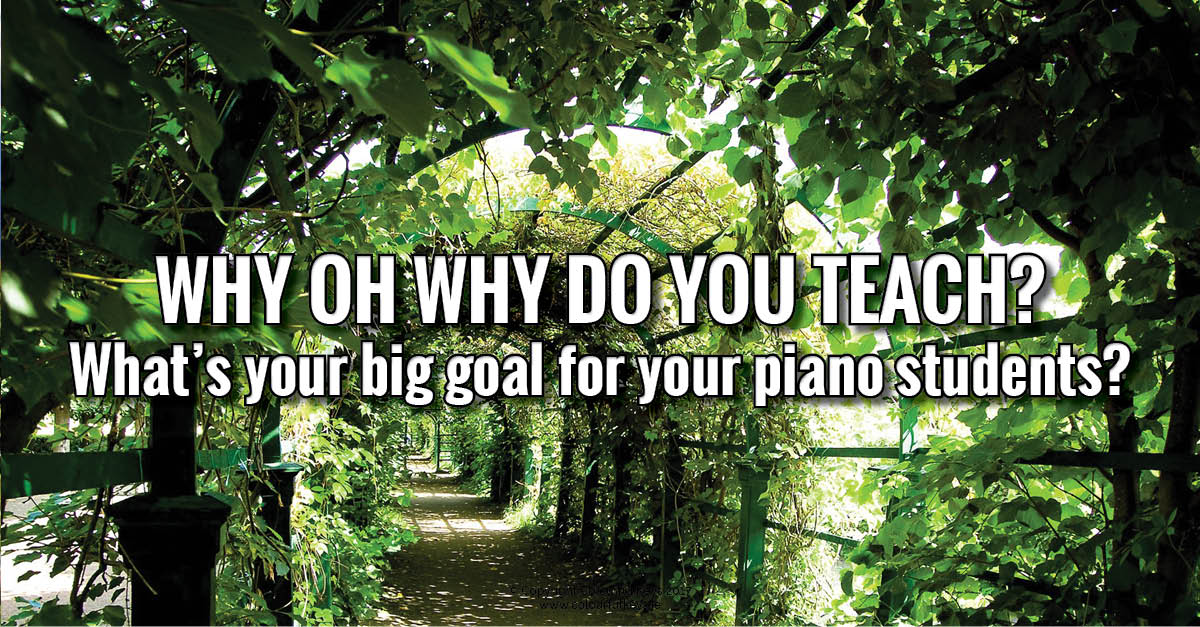 Big goals for your piano studio