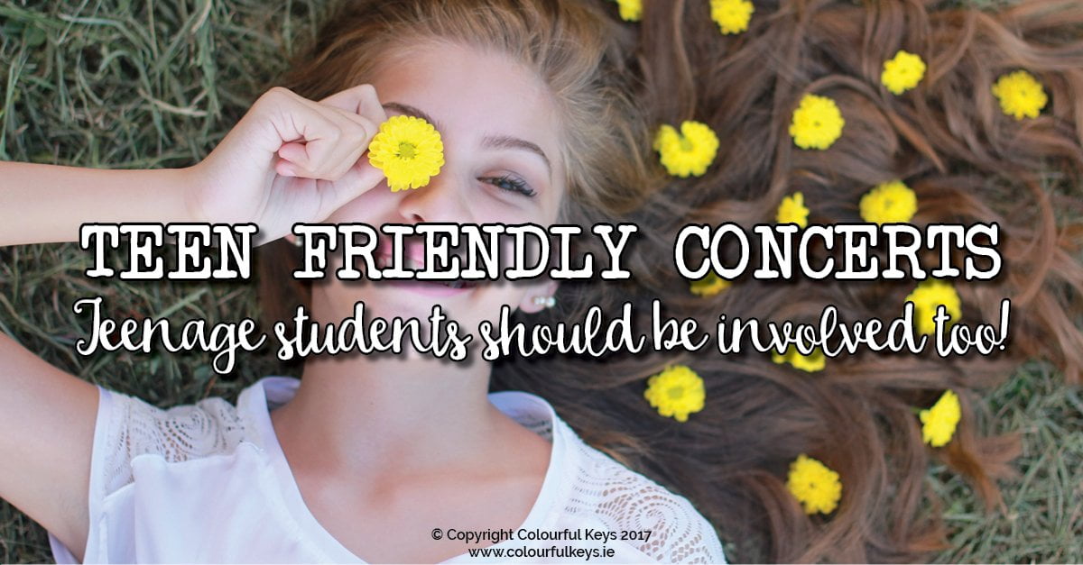 Teen friendly piano recitals – how to set up your recitals to be teen friendly.