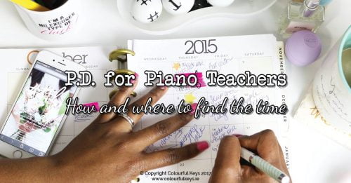 Piano teacher training – where can we find the time?