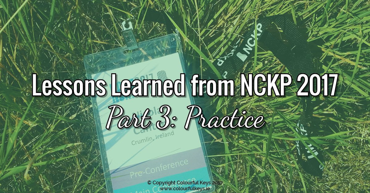 Lessons learned from NCKP Part 3