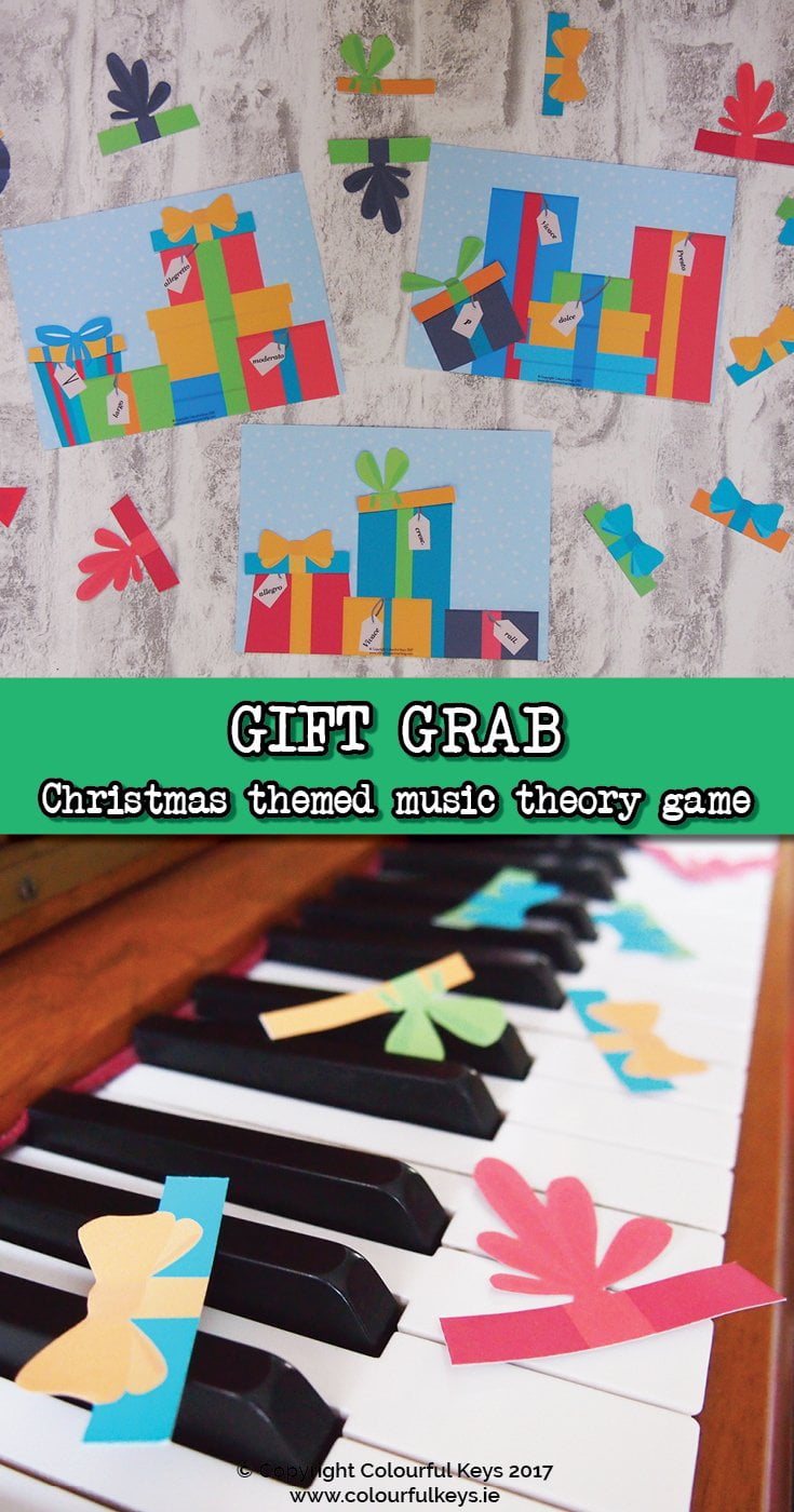Get your hands on Gift Grab, the fun new game for piano students