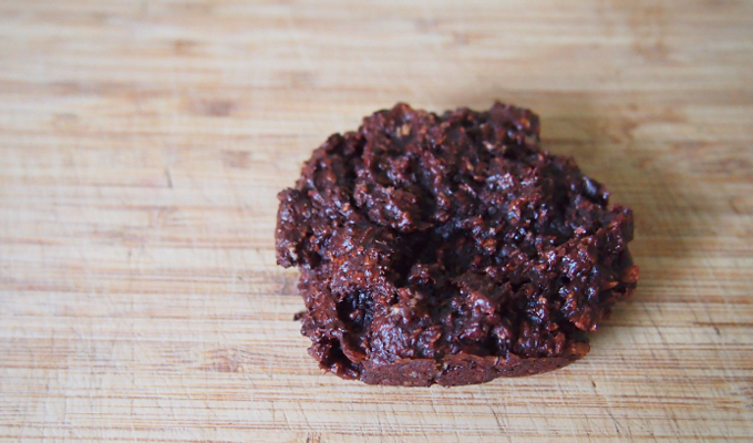 super fast and healthy recipe for fudgey cookies