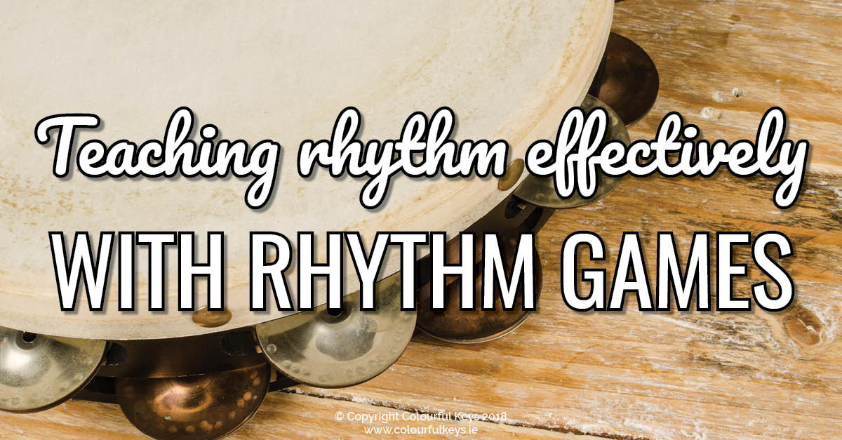 A simple rhythm game for your piano lessons