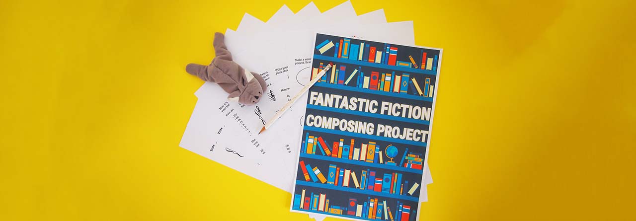 Fantastic fiction composing project for students